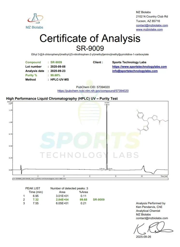 Liquid SR-9009 (Stenabolic) – 20 mg/mL - Image 2